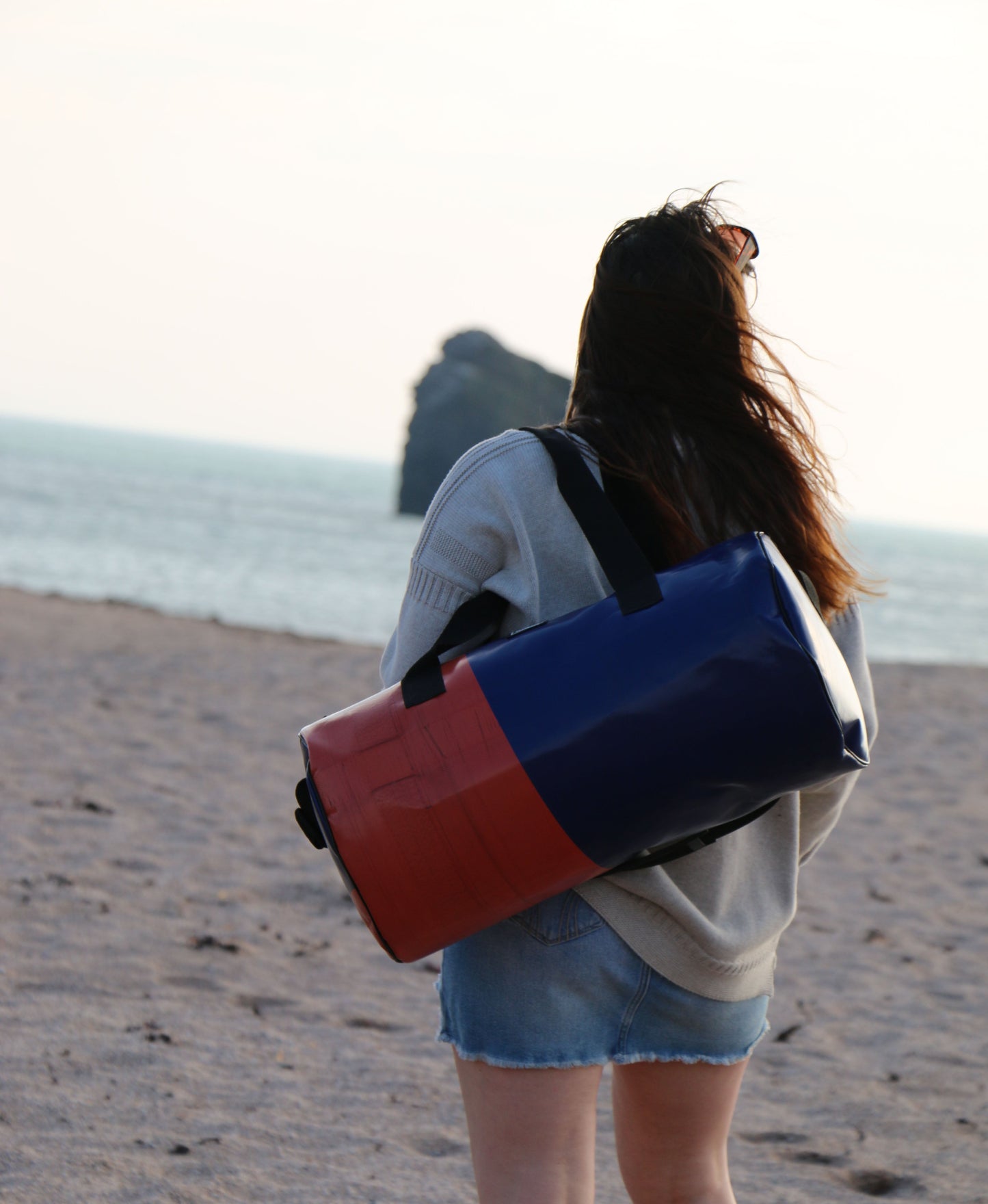 Small Holdall - Recycled Tarp No.18 - Will Bees Bespoke