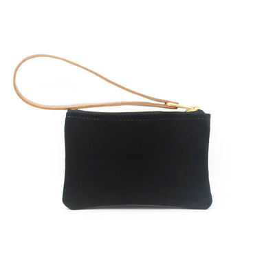 Jane Coin Purse - Black Velvet - Will Bees Bespoke