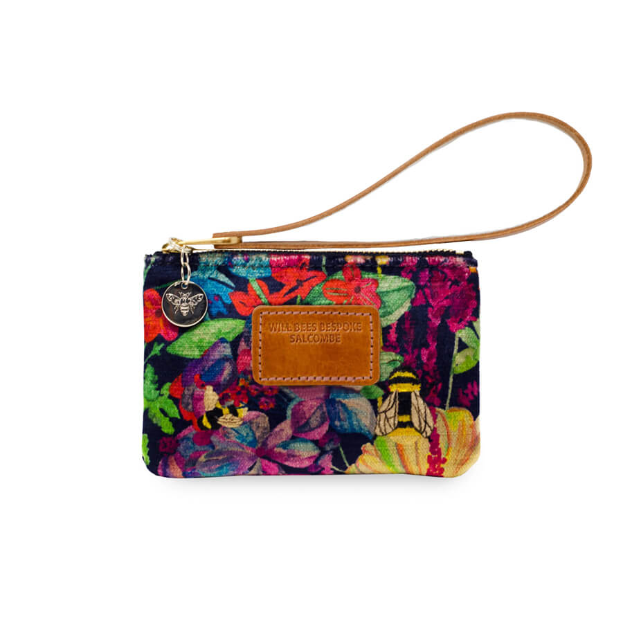 Jane Coin Purse - Bumblebee Garden in Midday Sun - Will Bees Bespoke