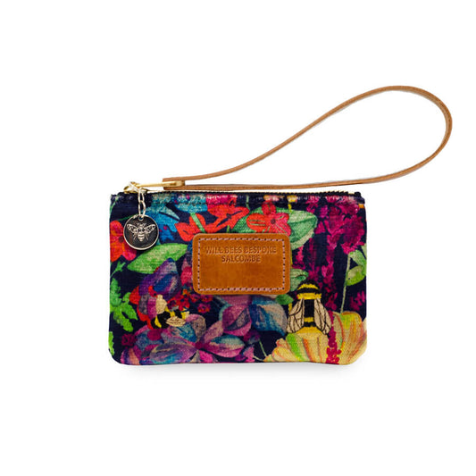 Jane Coin Purse - Bumblebee Garden in Midday Sun - Will Bees Bespoke