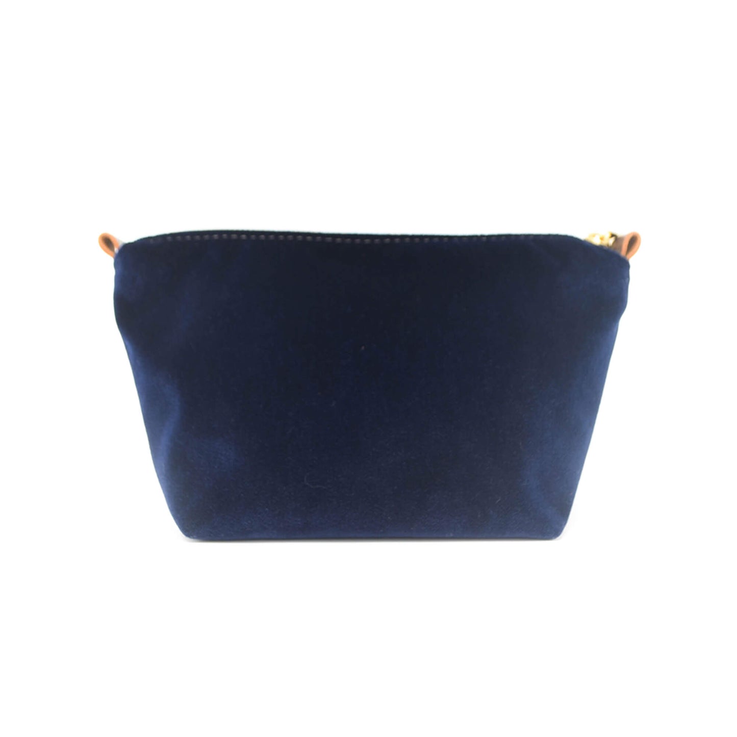 Velvet Make up Bag - Navy - Will Bees Bespoke