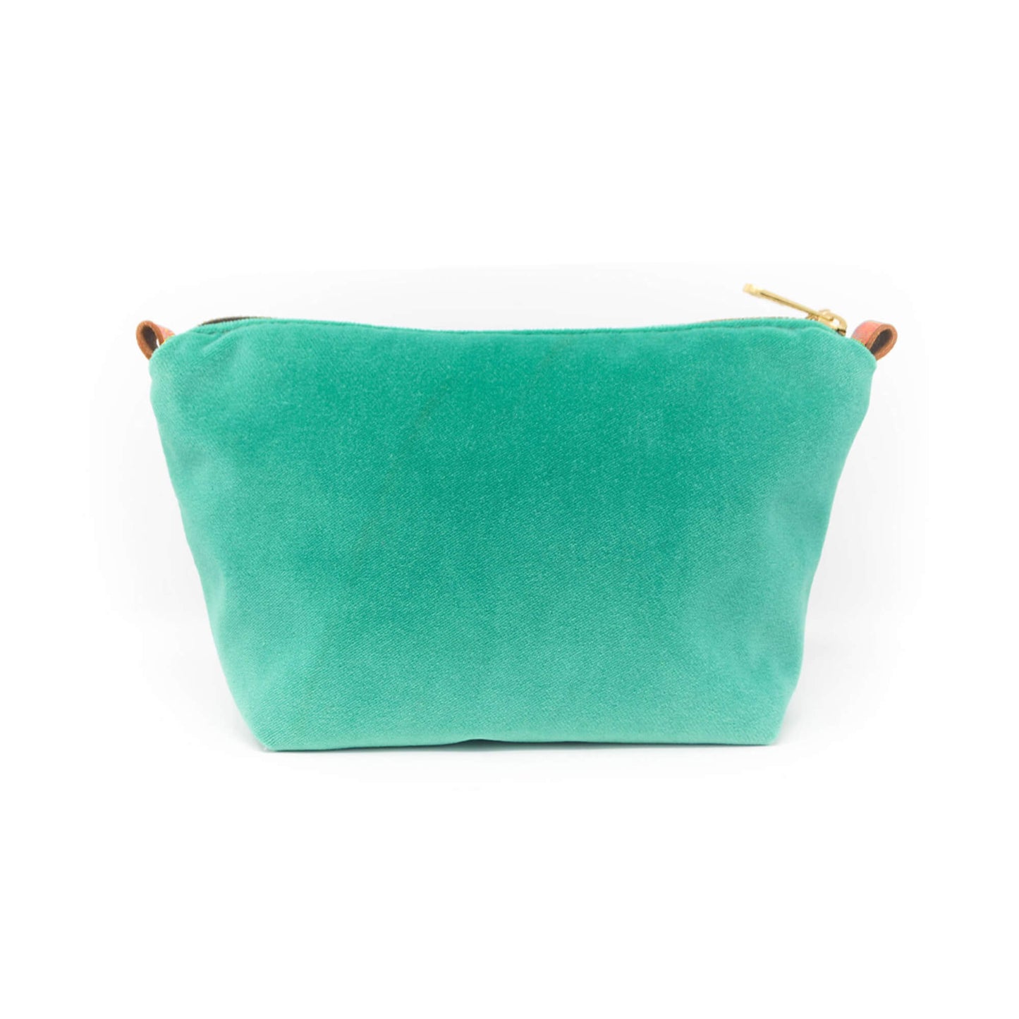 Velvet Make up Bag - Teal Green - Will Bees Bespoke