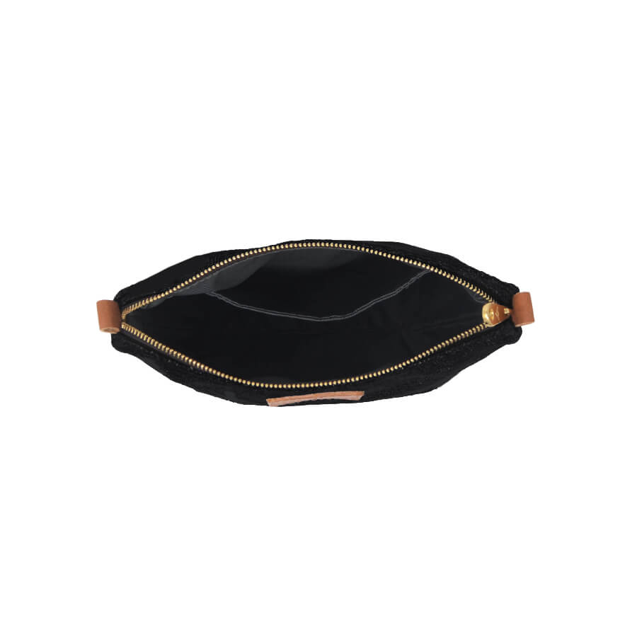 Velvet Make up Bag - Navy - Will Bees Bespoke
