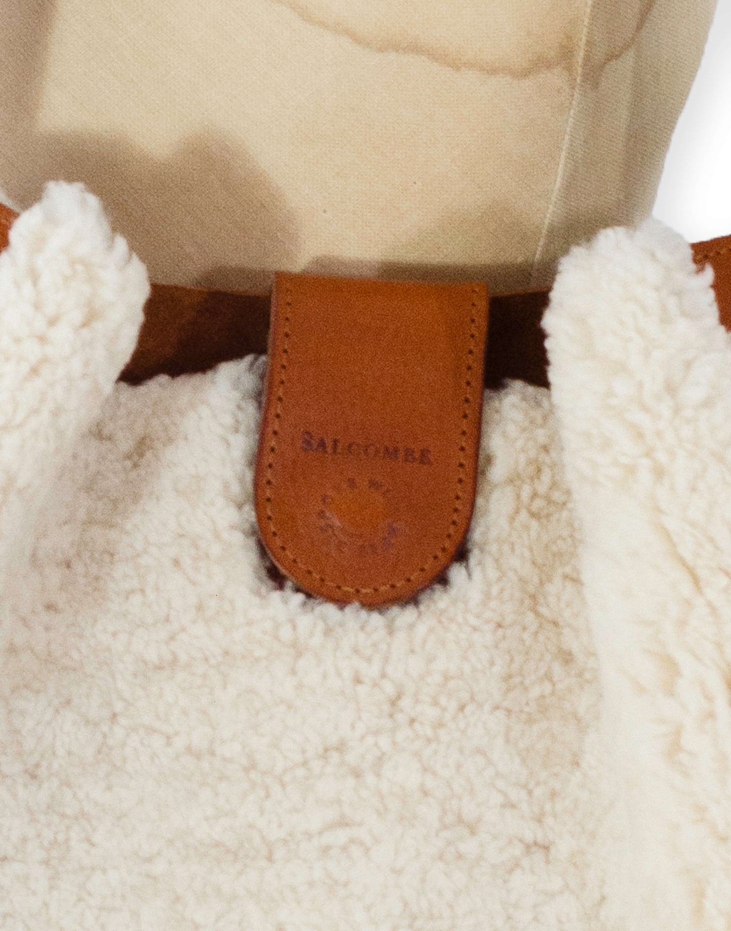 Sheepskin Tote - Cream - Will Bees Bespoke