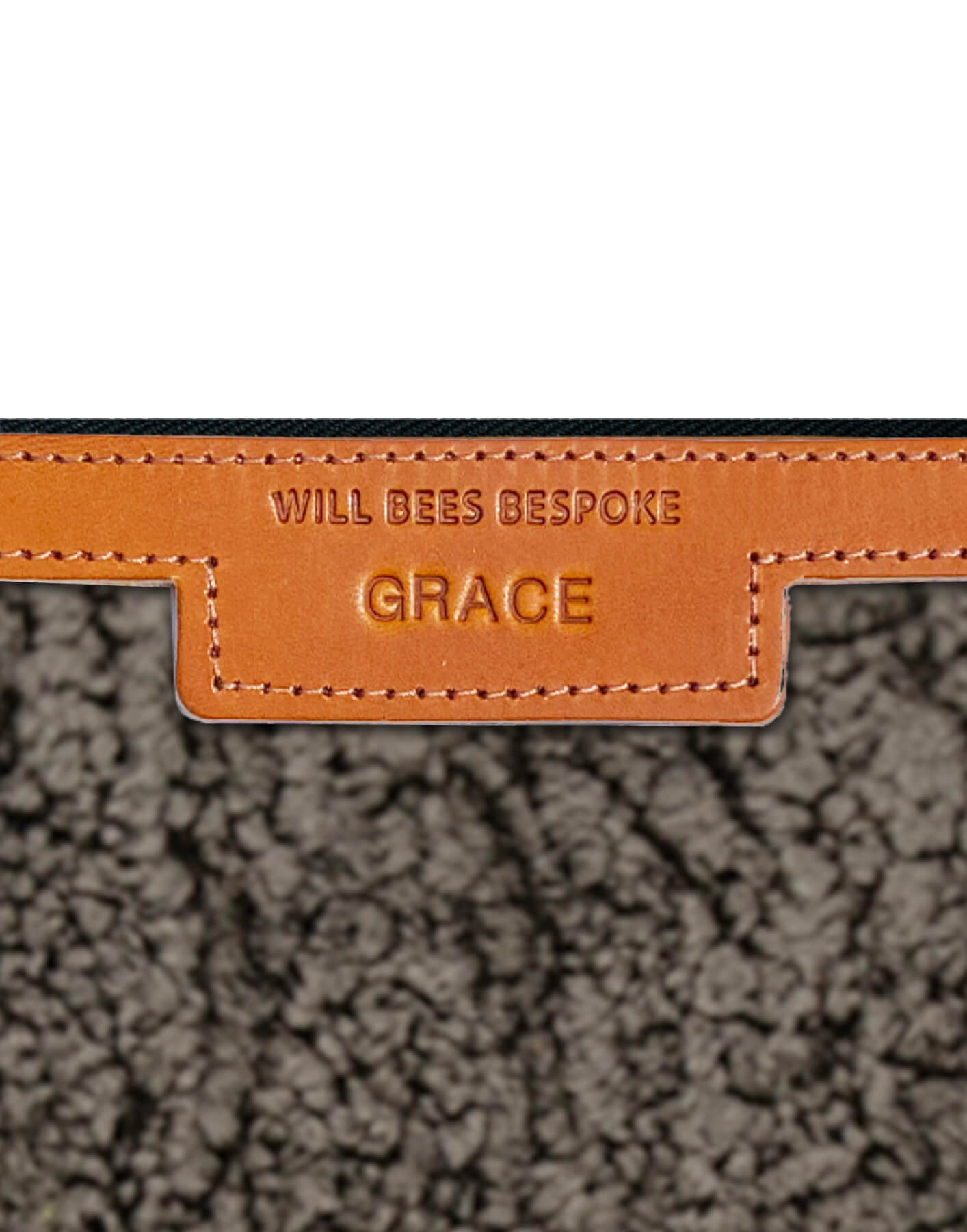 Oversized Diana 2 in 1 Clutch - Charcoal Sheepskin