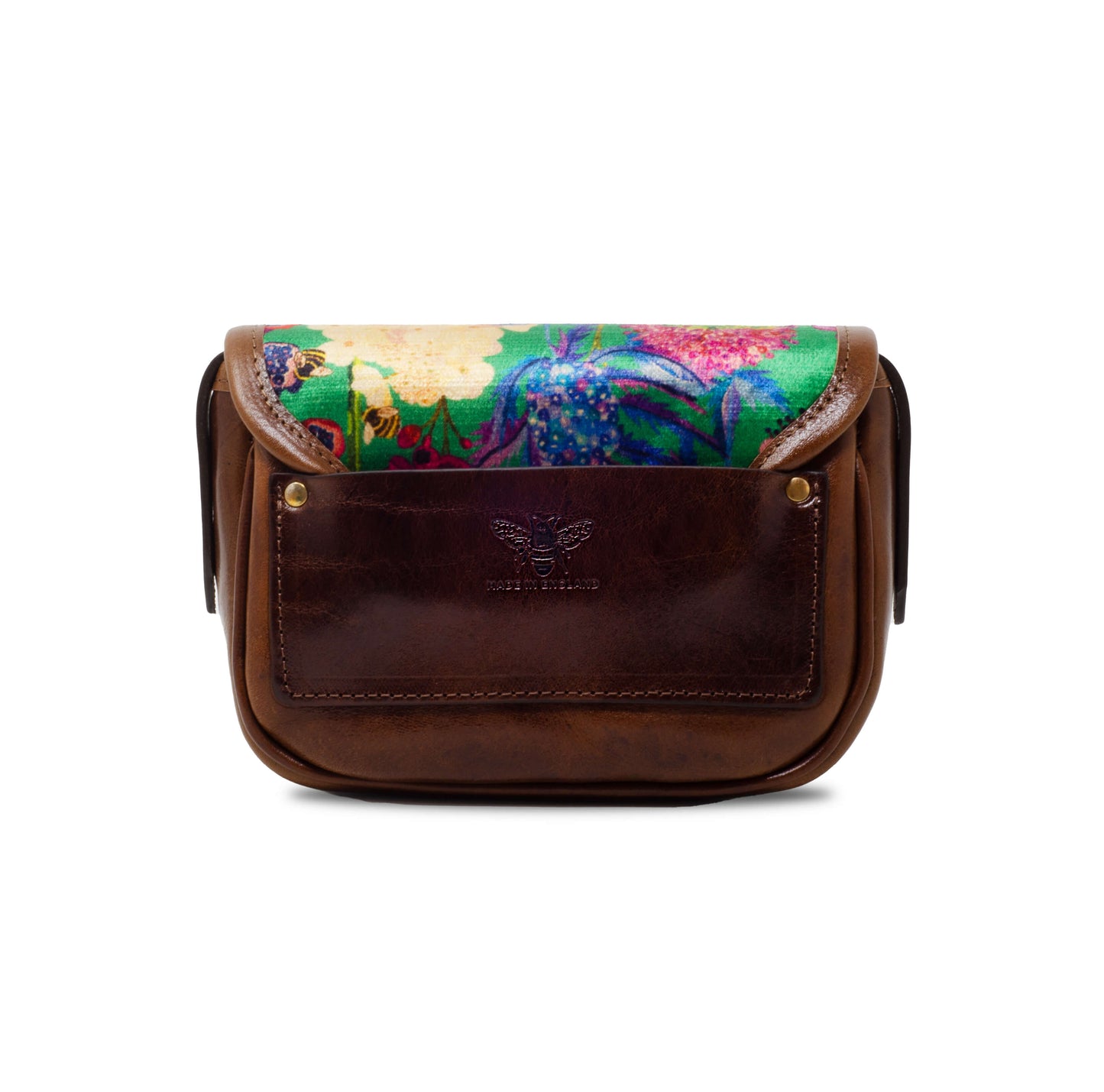 Mini Saddle Bag - Bee Story in Garden - Will Bees Bespoke