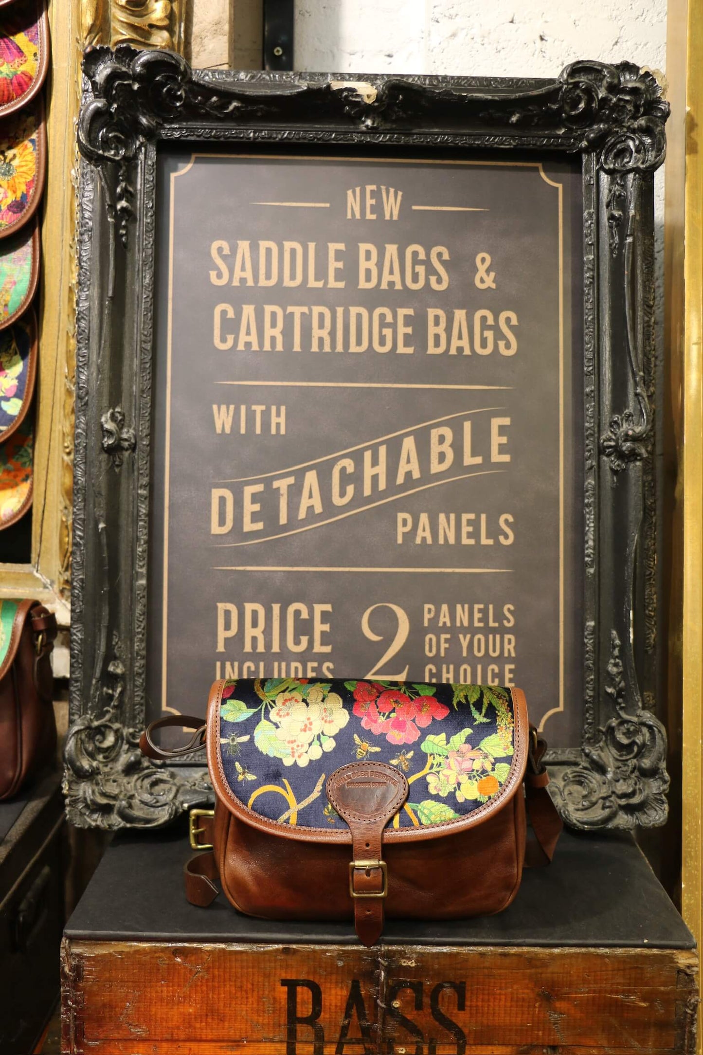 Rosalind Saddle Bag - Bee Tree in Sleep - Will Bees Bespoke