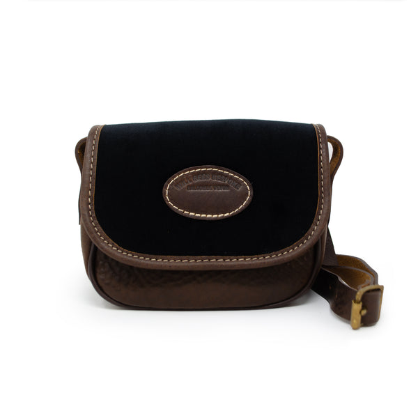Additional Mini Saddle Bag Panel - Black Velvet - Will Bees Bespoke
