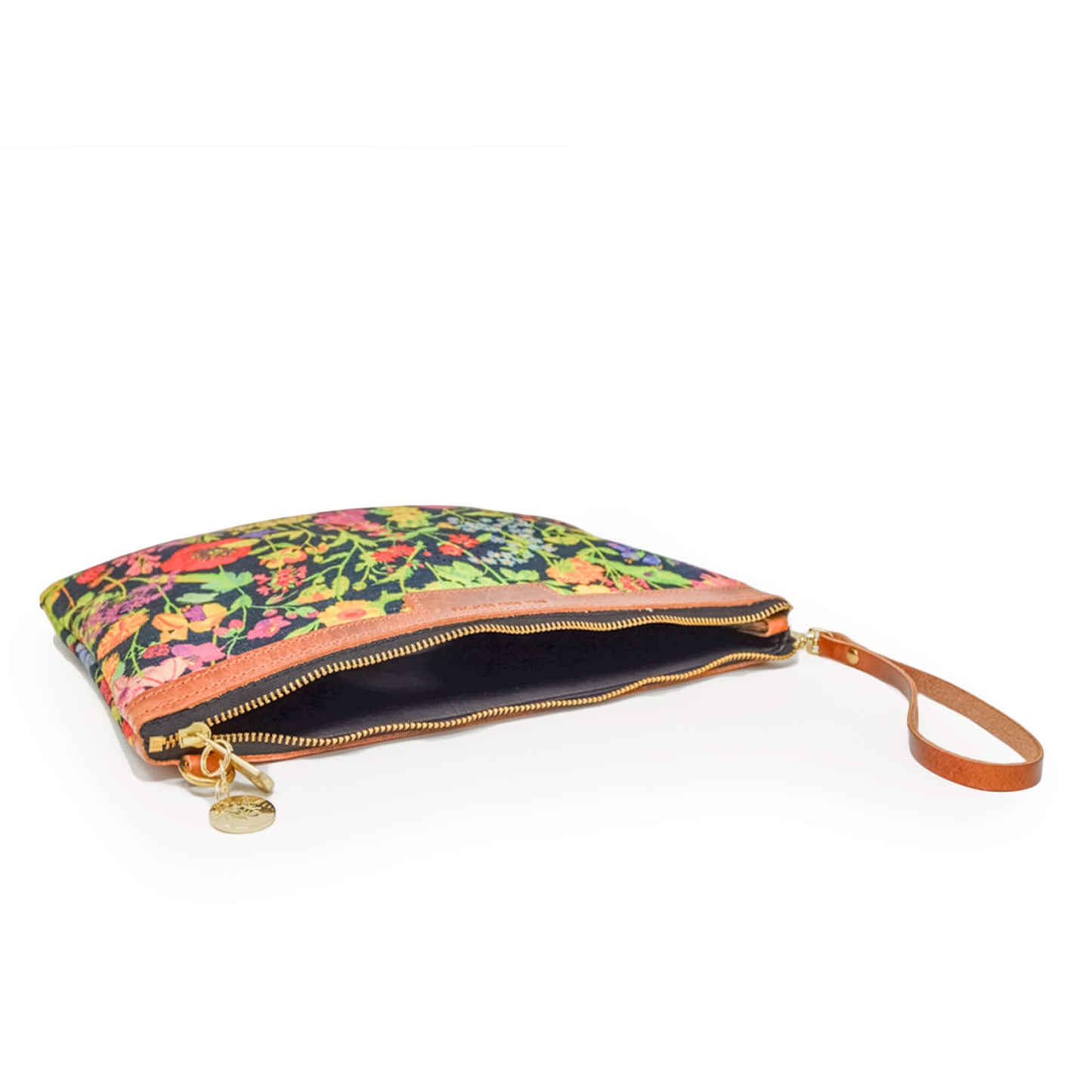 Oversized Diana 2 in 1 Clutch - Woven Meadow in Bramble - Will Bees Bespoke