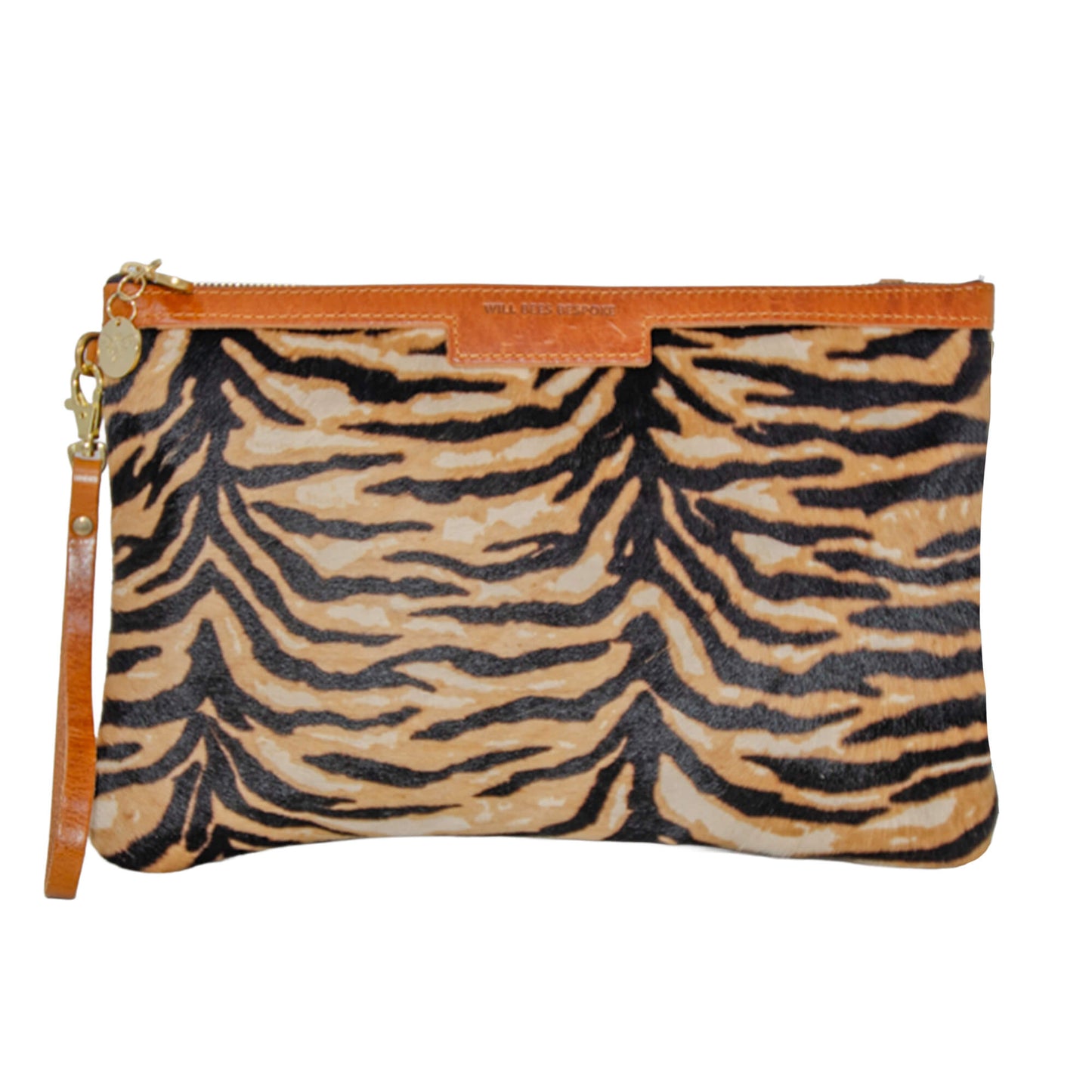 Oversized Diana 2 in 1 Clutch - Tiger Print - Will Bees Bespoke