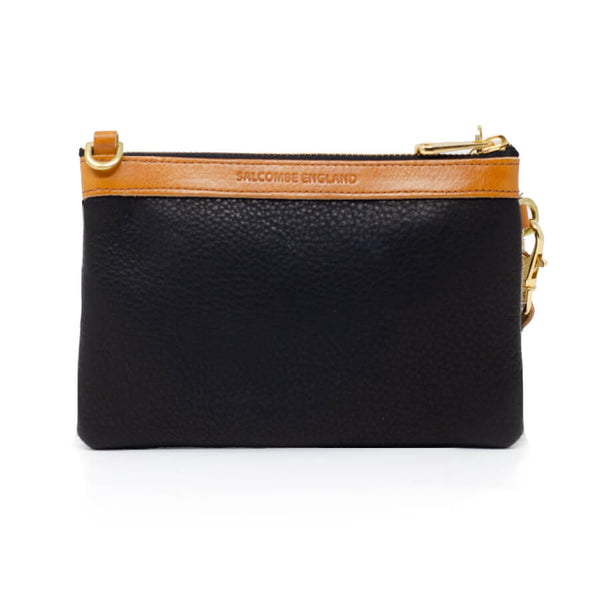 Mini Diana 2 in 1 Clutch - Black Snake Print - Will Bees Bespoke