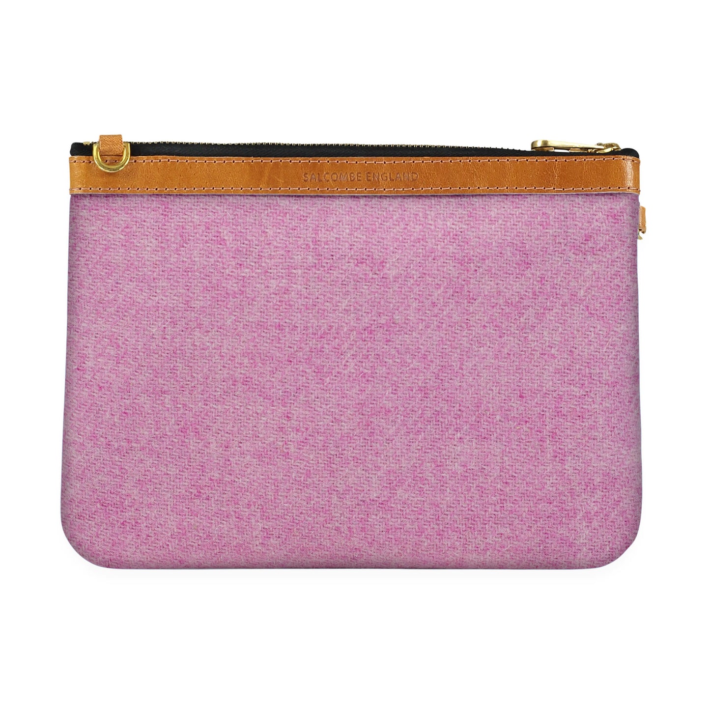 Diana 2 in 1 Clutch - Harris Tweed® Light Pink - Will Bees Bespoke