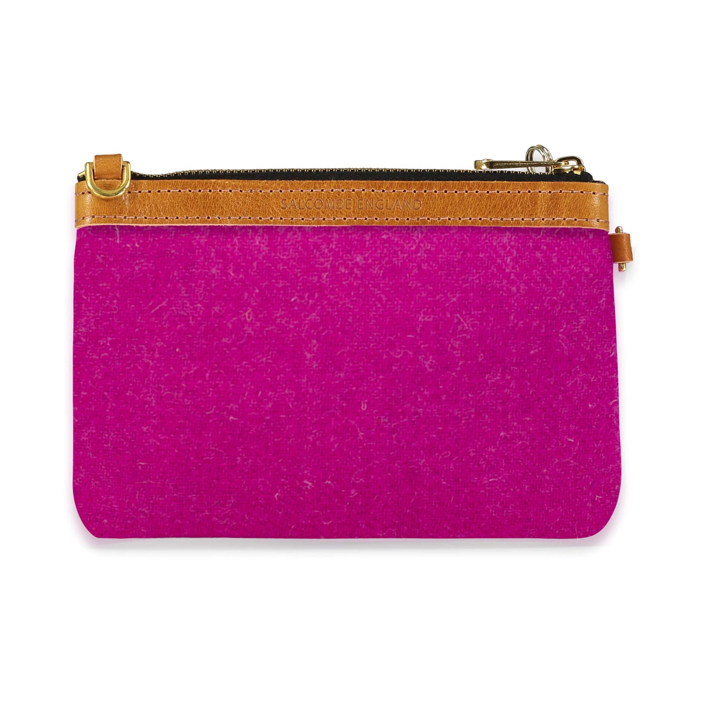 Mini Diana 2 in 1 Clutch - Harris Tweed® Bright Pink - Will Bees Bespoke