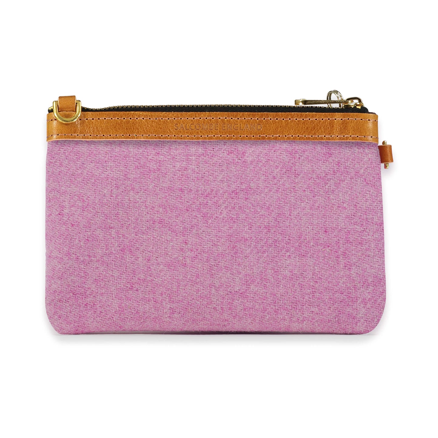 Mini Diana 2 in 1 Clutch - Harris Tweed® Light Pink - Will Bees Bespoke