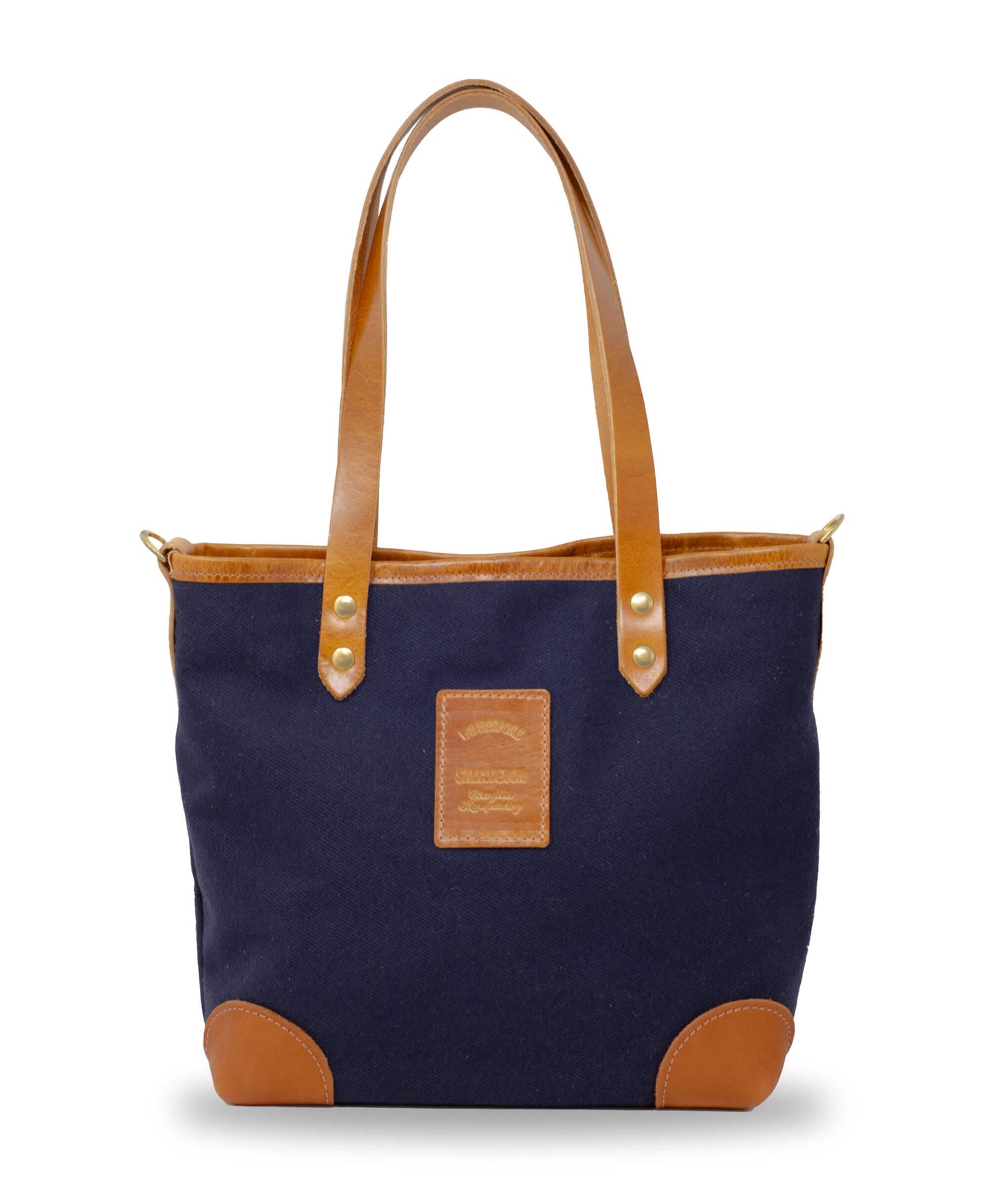 Small Tote - Cotton Twill in Navy - Will Bees Bespoke