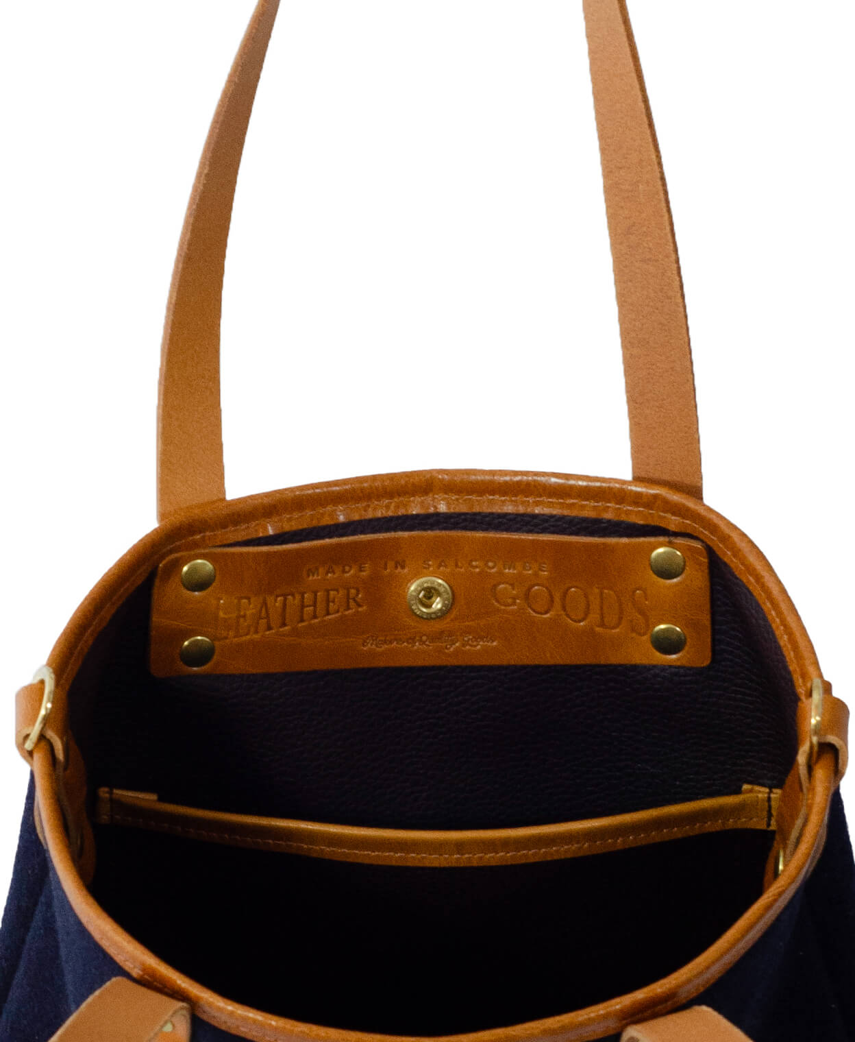 Small Tote - Grey Herringbone - Will Bees Bespoke