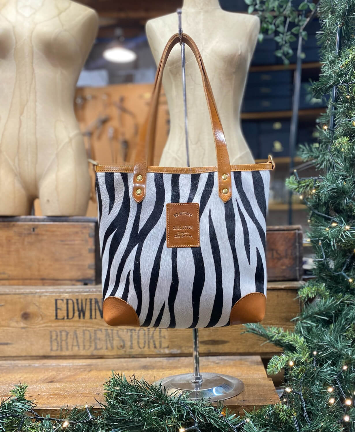 Small Tote - Zebra - Will Bees Bespoke