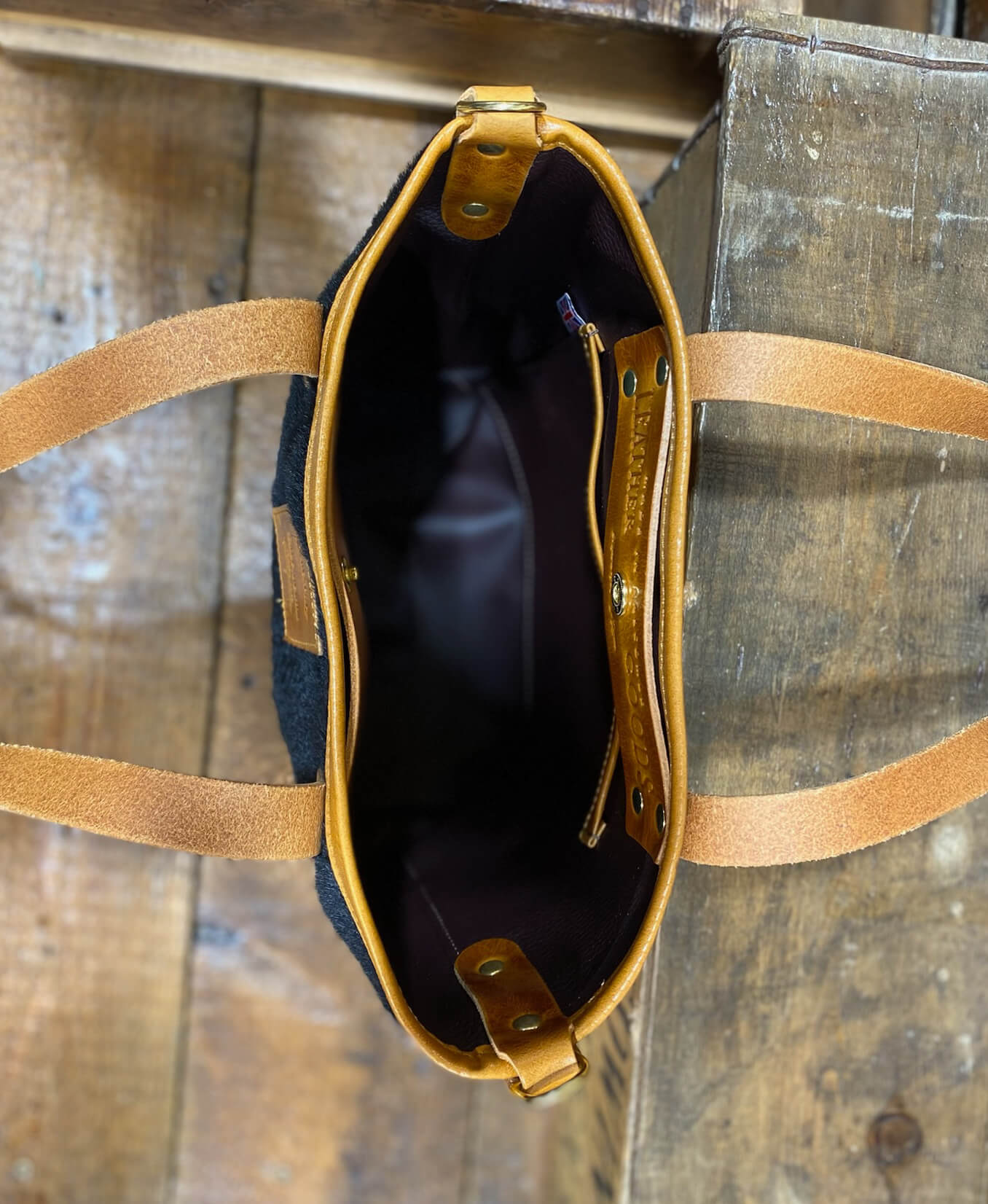 Small Tote - Heavy Wax in Khaki - Will Bees Bespoke
