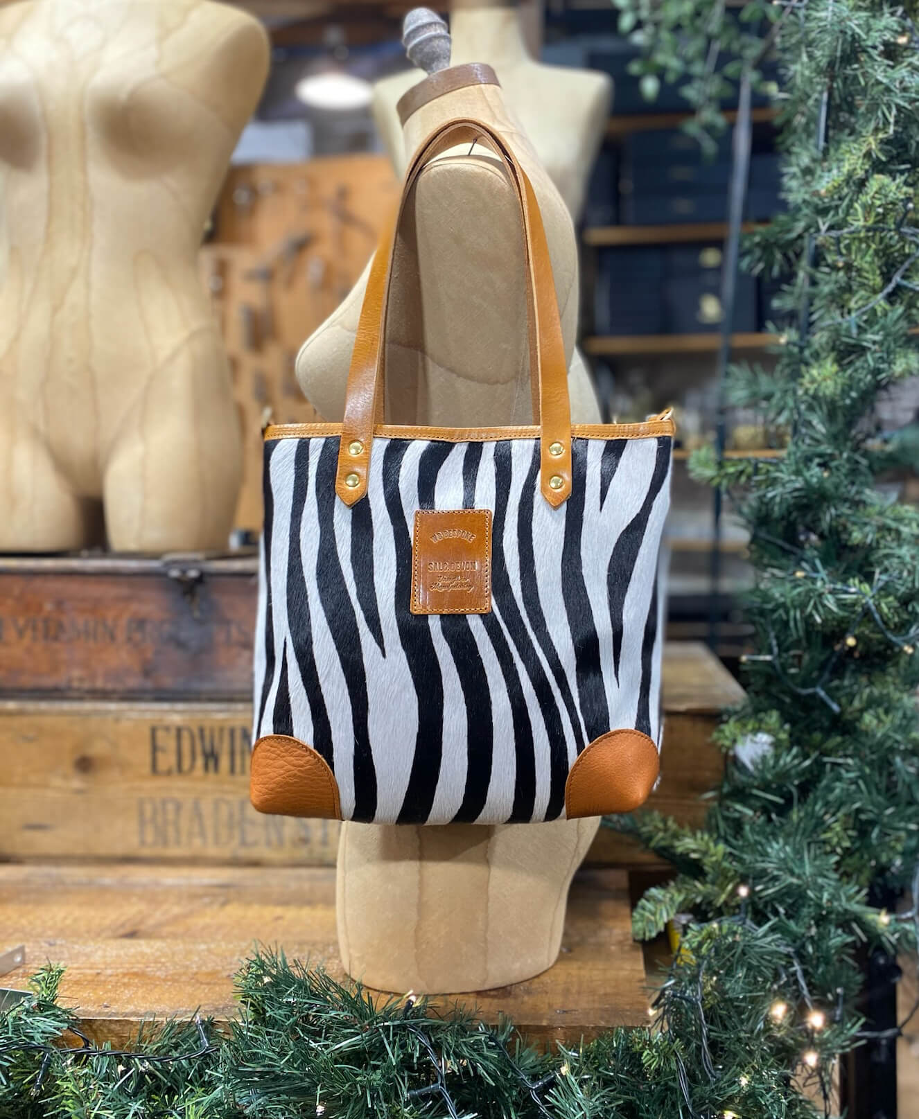 Small Tote - Zebra - Will Bees Bespoke