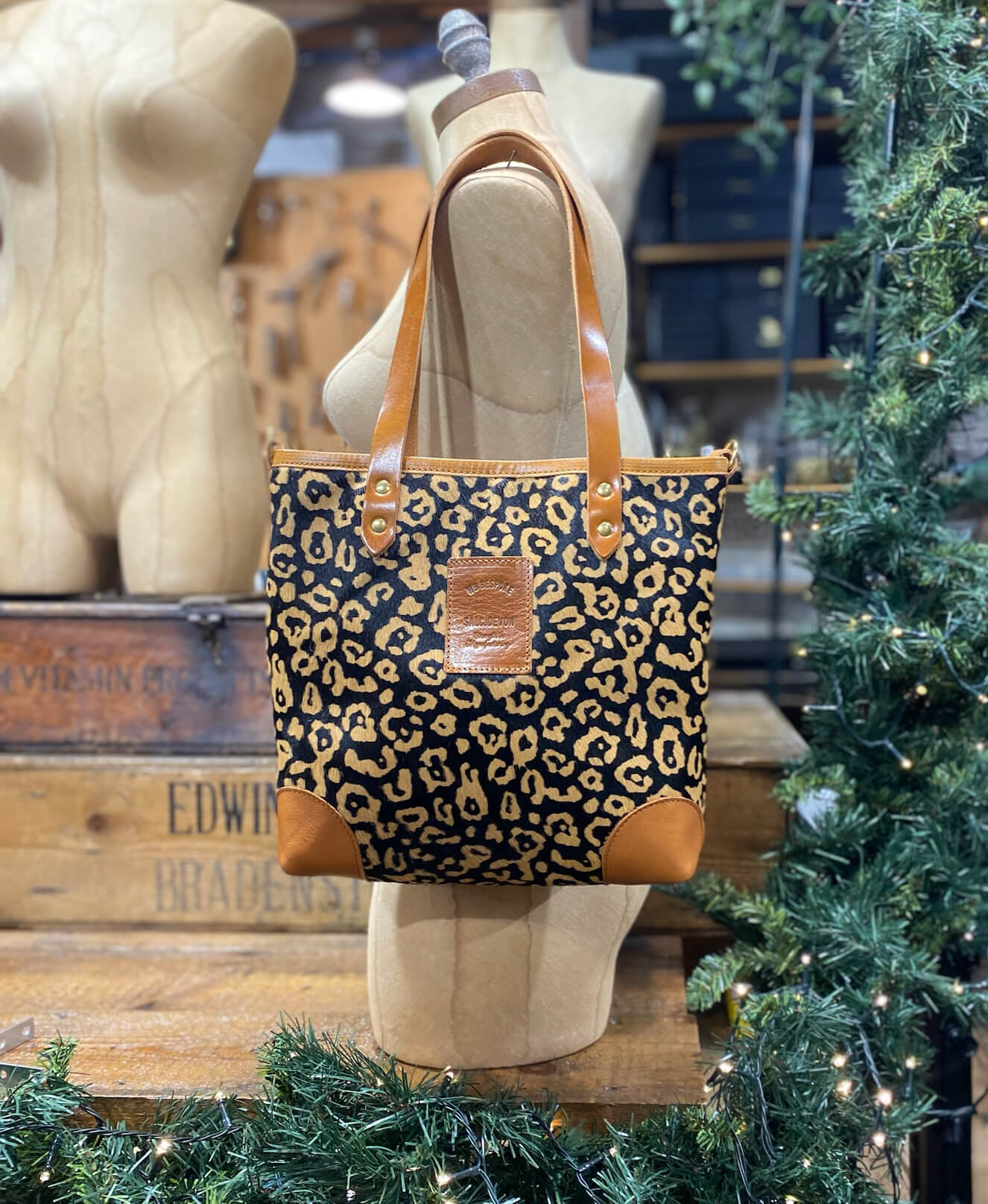 Small Tote - Abstract Leopard - Will Bees Bespoke