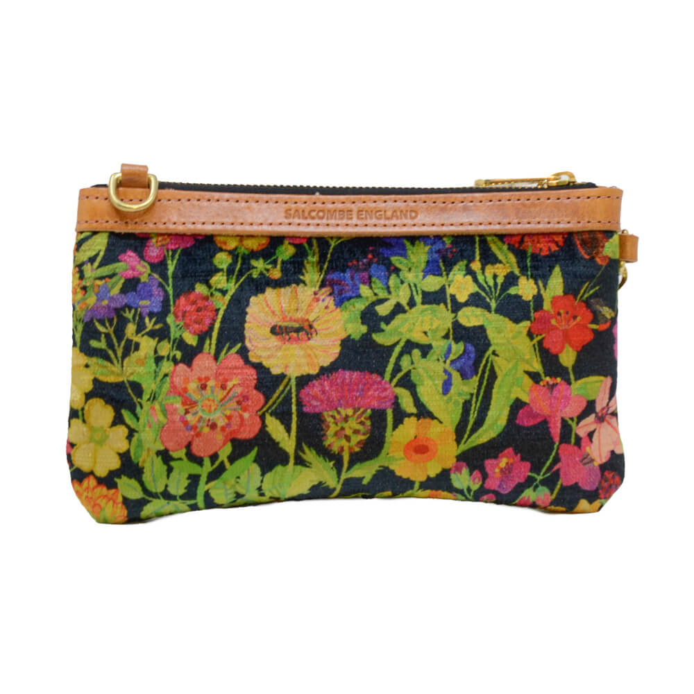 Mini Diana 2 in 1 Clutch - Woven Meadow in Bramble - Will Bees Bespoke
