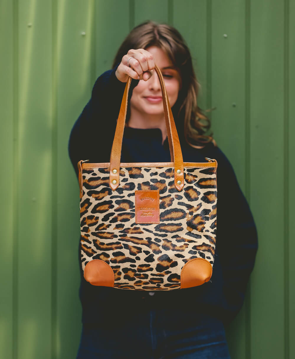 Small Tote - Leopard Print