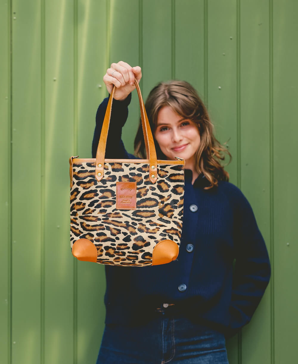 Small Tote - Leopard Print