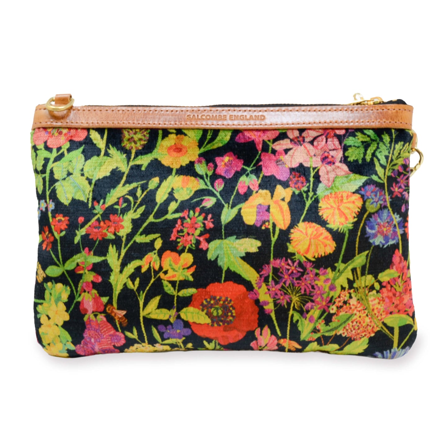 Diana 2 in 1 Clutch - Woven Meadow in Bramble
