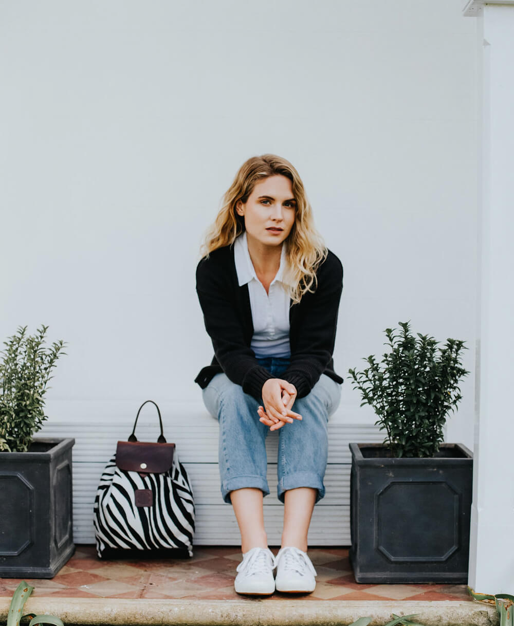 Gertie Backpack - Zebra Hair On Hide - Will Bees Bespoke