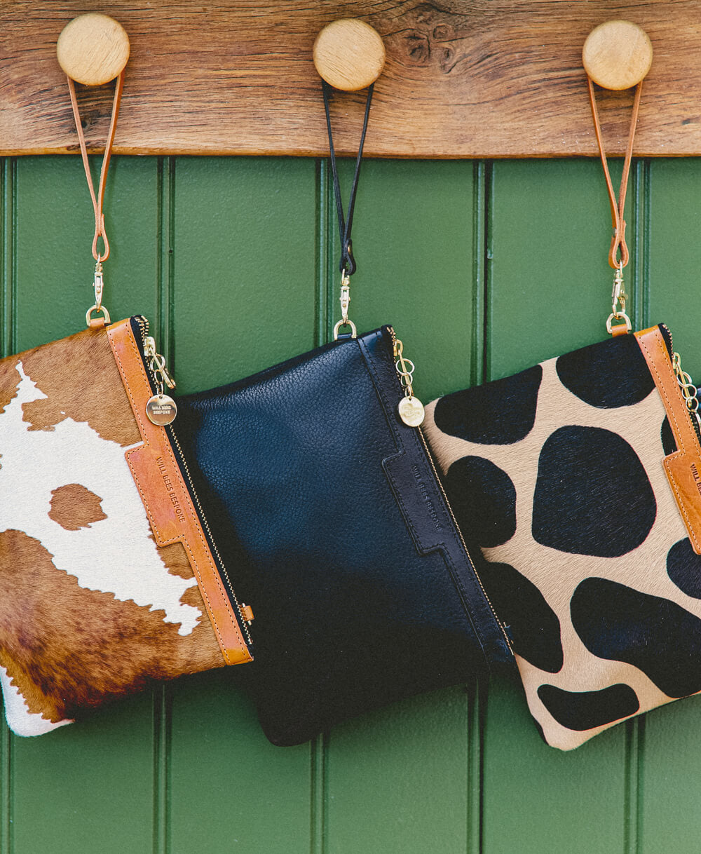 Diana 2 in 1 Clutch - Giraffe Spot - Will Bees Bespoke