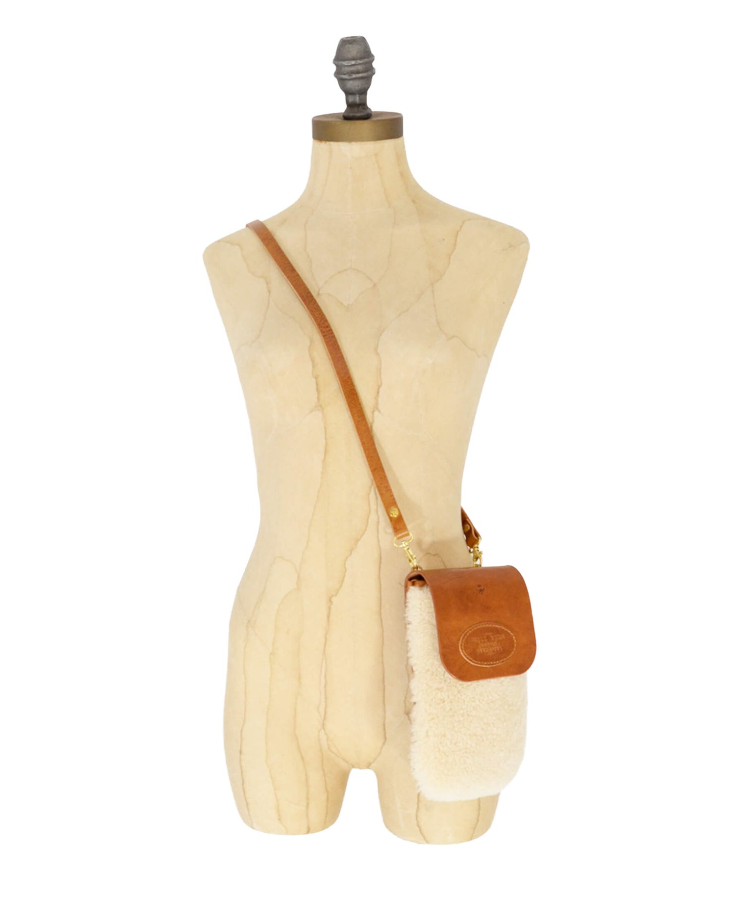 Phone Bag - Cream Sheepskin
