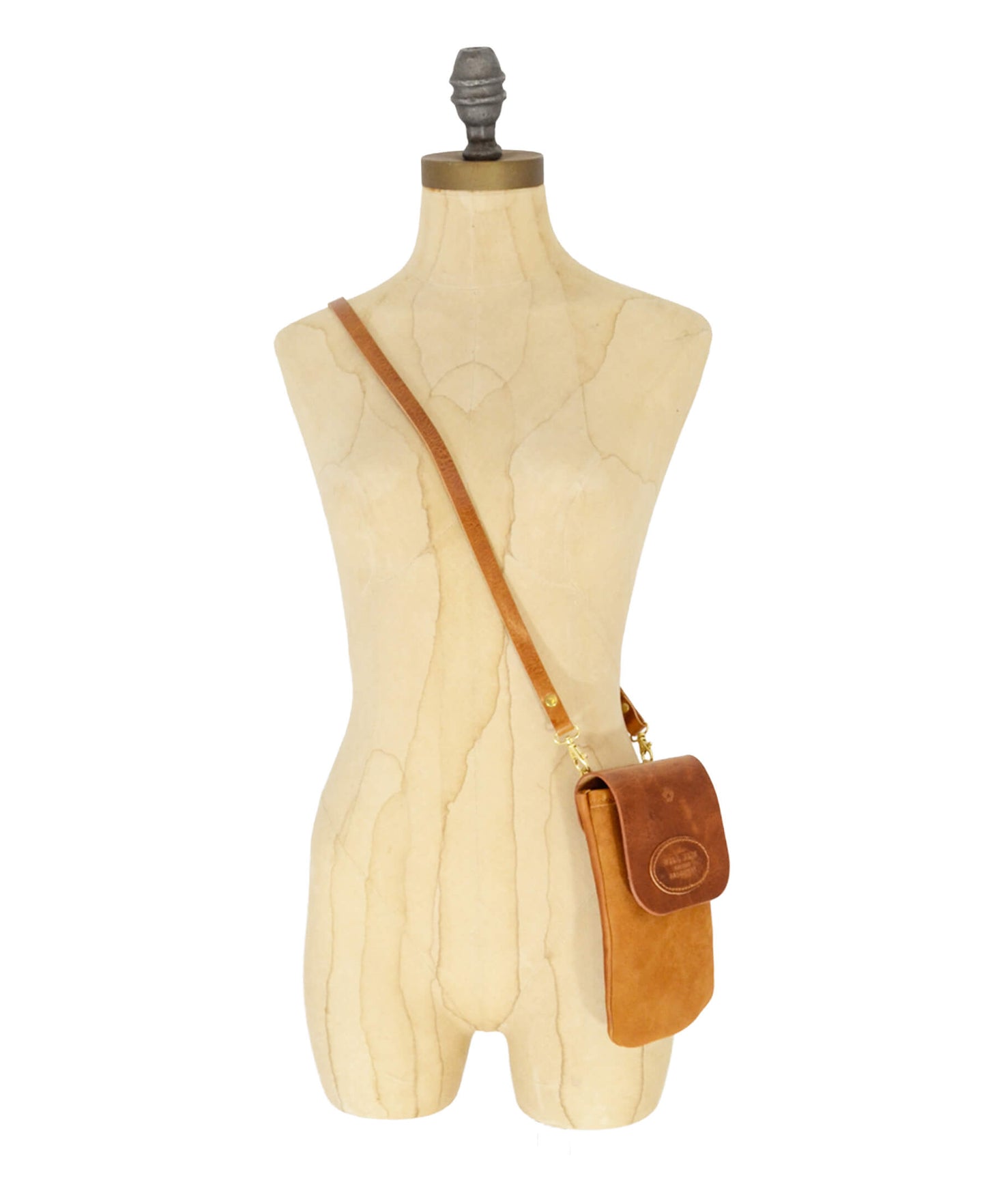 Phone Bag - Light Tan Suede