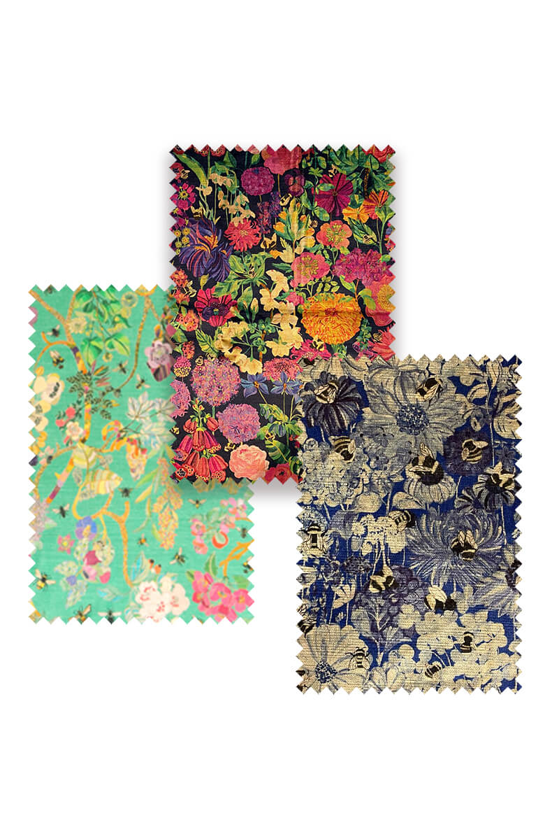 Velvet Fabric - Swatch - Will Bees Bespoke