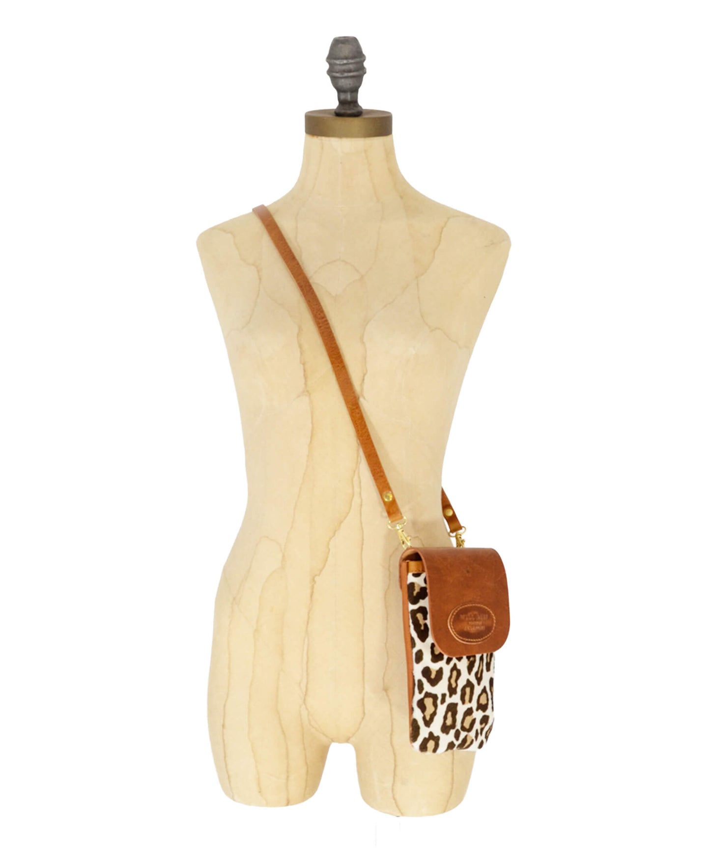 Phone Bag - White Leopard