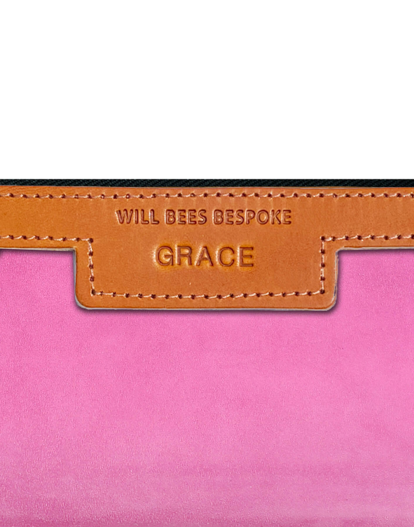 Mini Diana 2 in 1 Clutch - Bright Pink Suede - Will Bees Bespoke