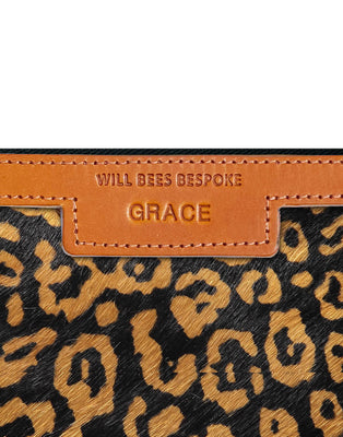 Mini Diana 2 in 1 Clutch - Abstract Leopard - Will Bees Bespoke