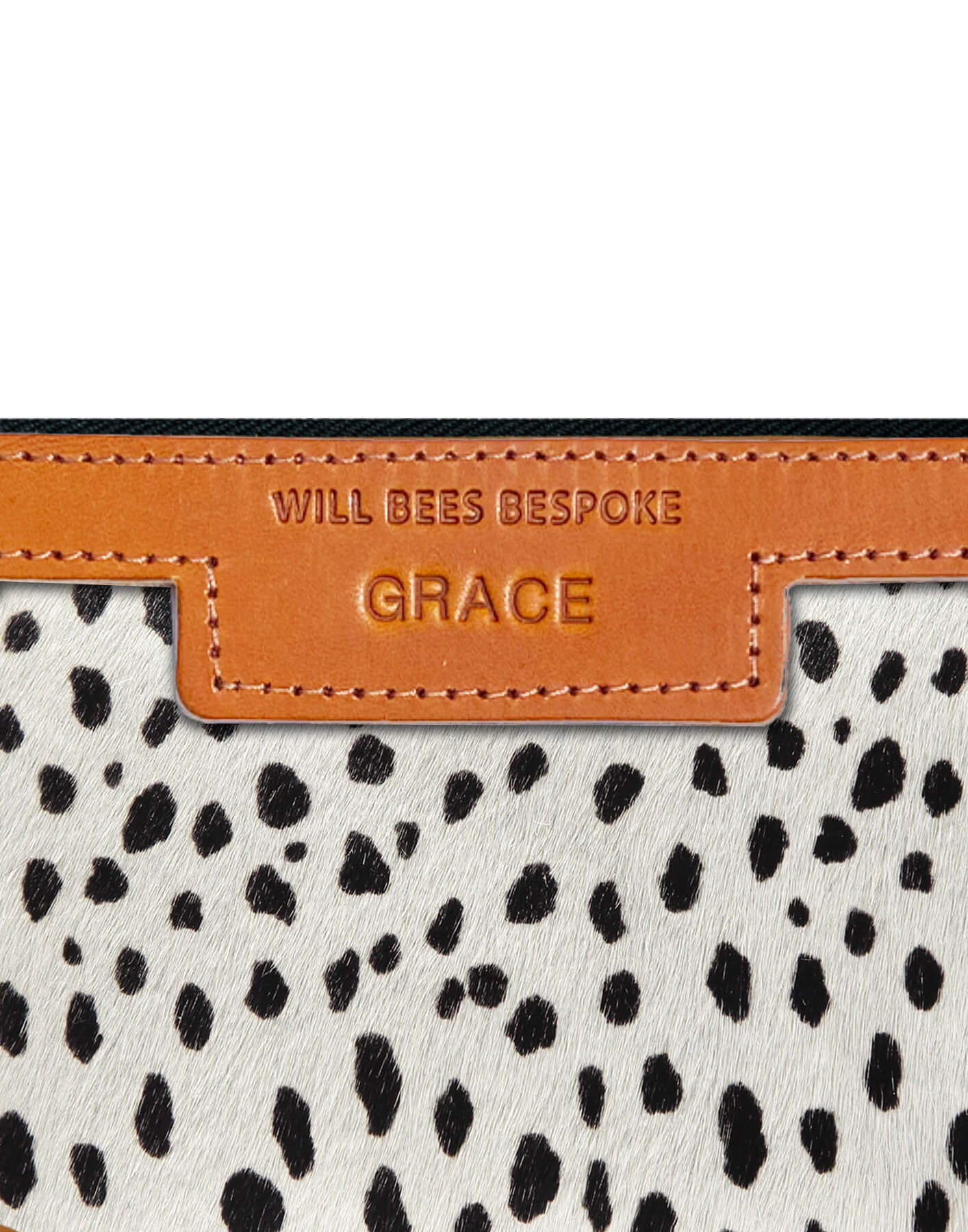 Diana 2 in 1 Clutch - Dalmatian Print - Will Bees Bespoke