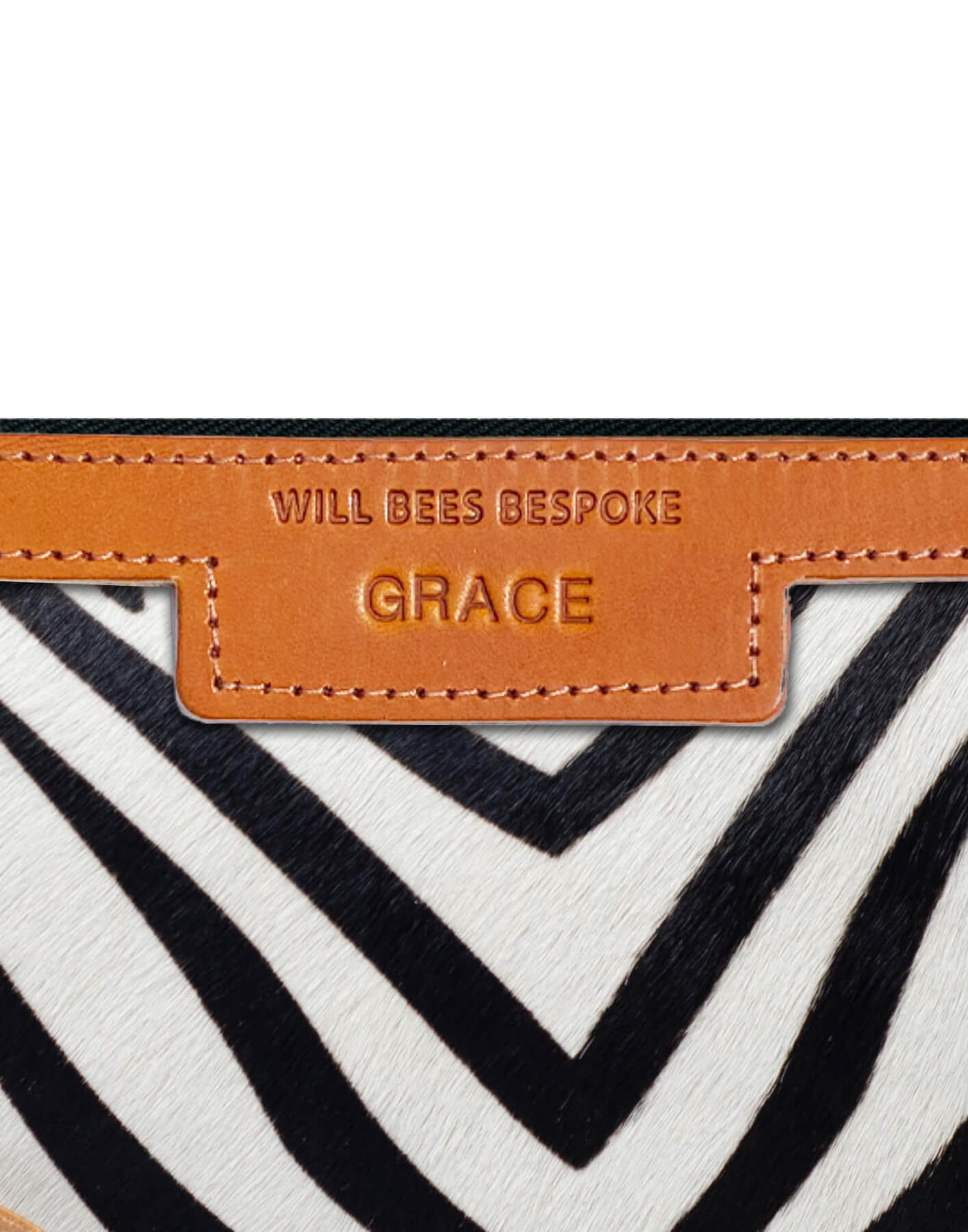 Diana 2 in 1 Clutch - Zebra Print - Will Bees Bespoke