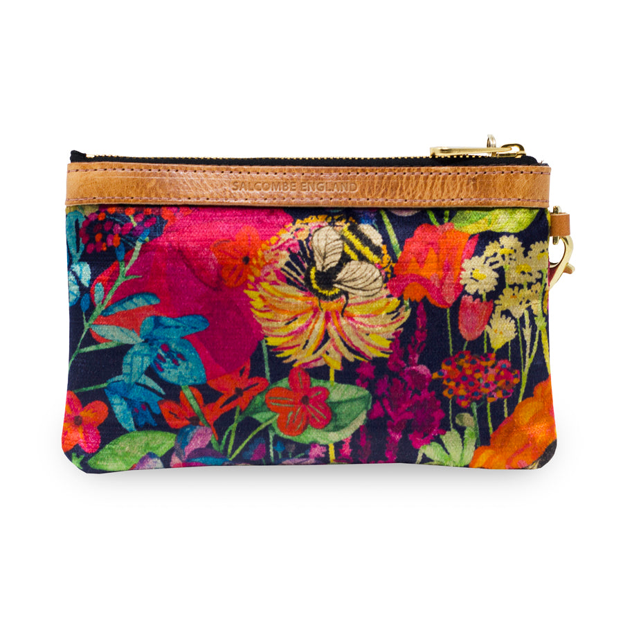 Premium Diana Mini Clutch - Bumblebee Garden in Midday Sun - Will Bees Bespoke