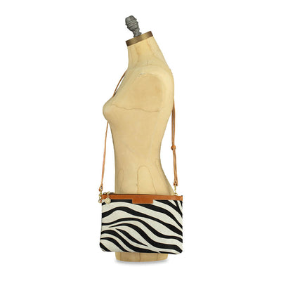 Oversized Diana 2 in 1 Clutch - Zebra Print - Will Bees Bespoke