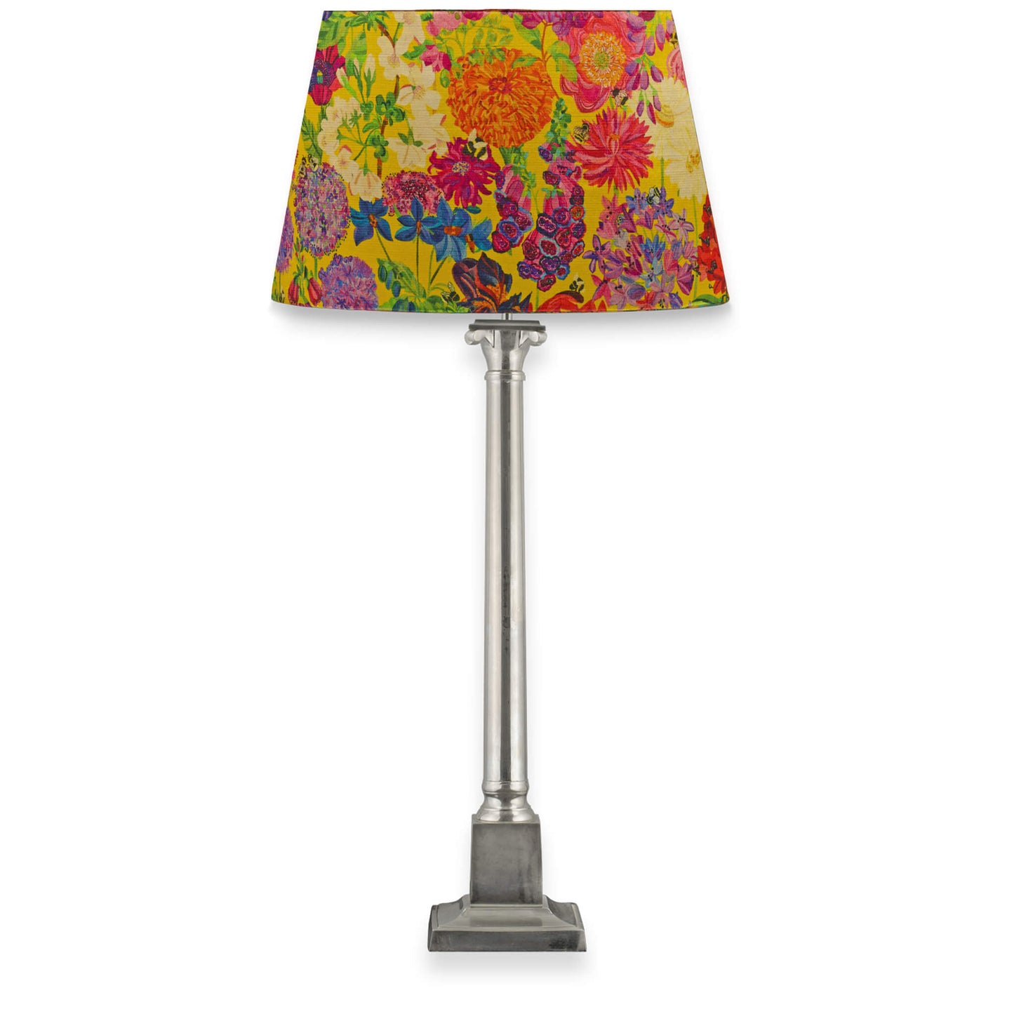 16” Cone Lampshade - Bee Story in Sunbeam - Will Bees Bespoke