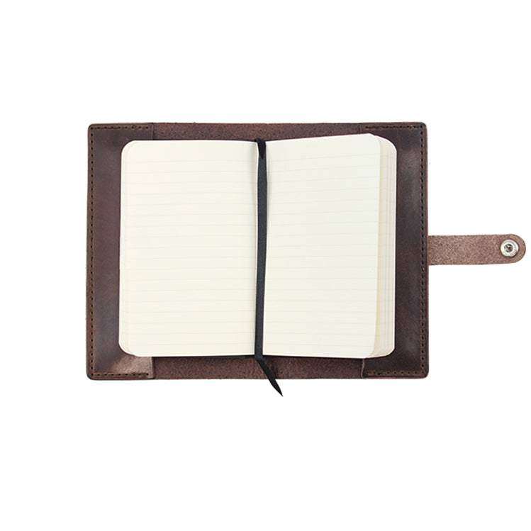 Leather Folio - to fit Pocket Notebook - Will Bees Bespoke