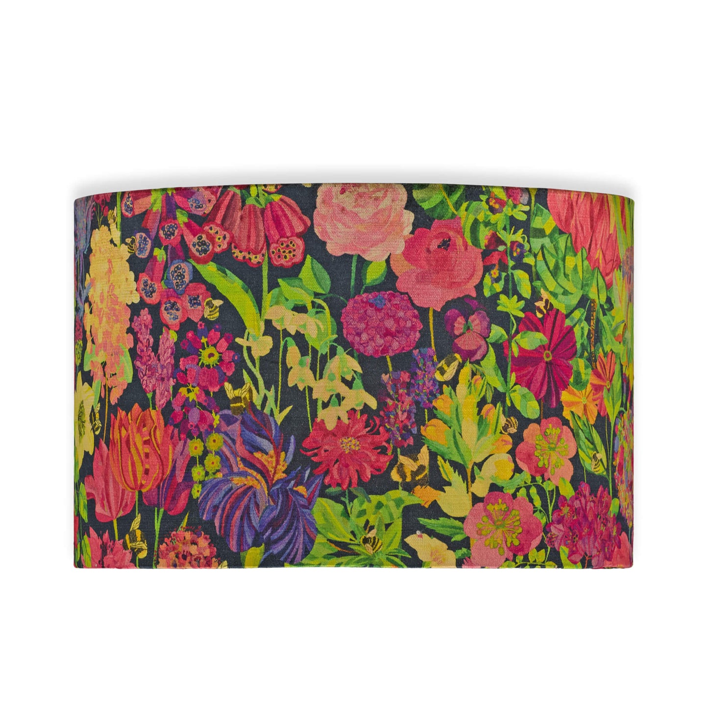 14” Drum Lampshade - Bee Story in Eden - Will Bees Bespoke