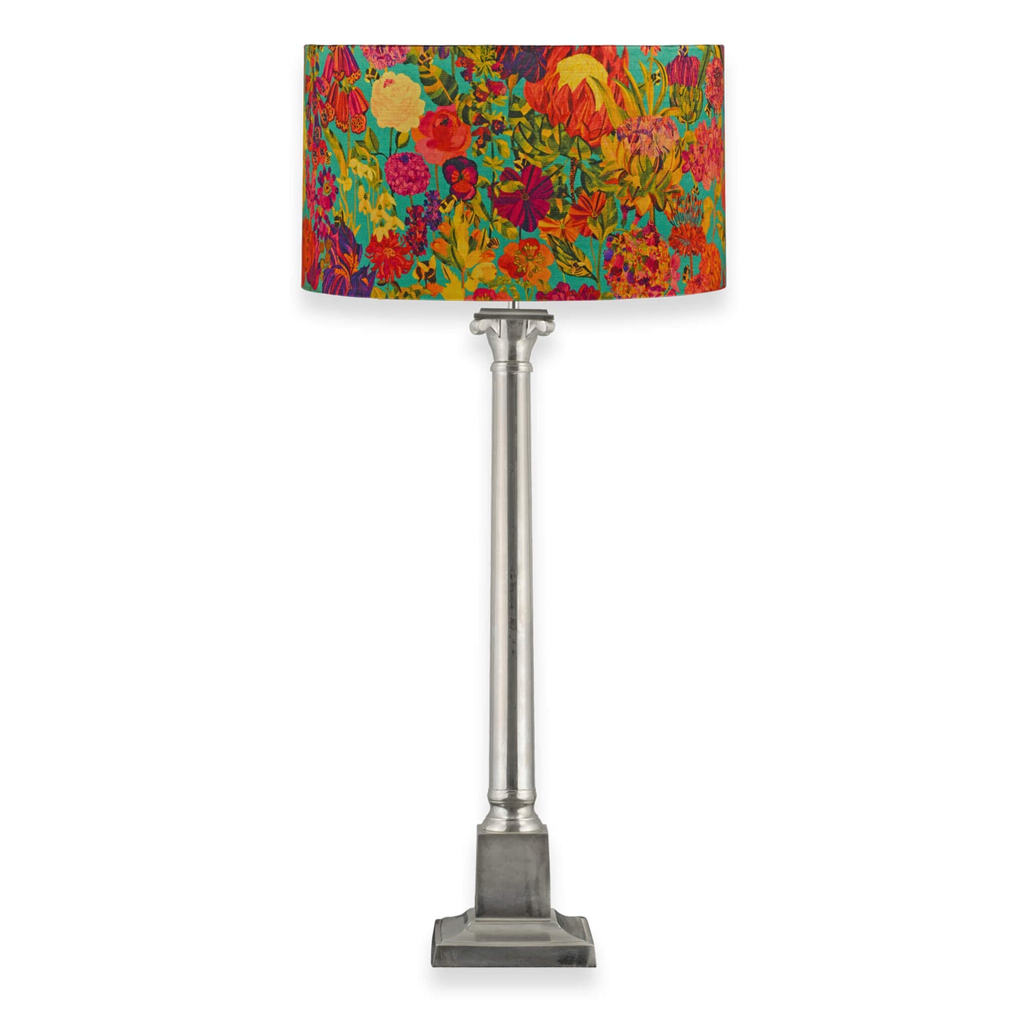 16” Drum Lampshade - Bee Story in Island - Will Bees Bespoke