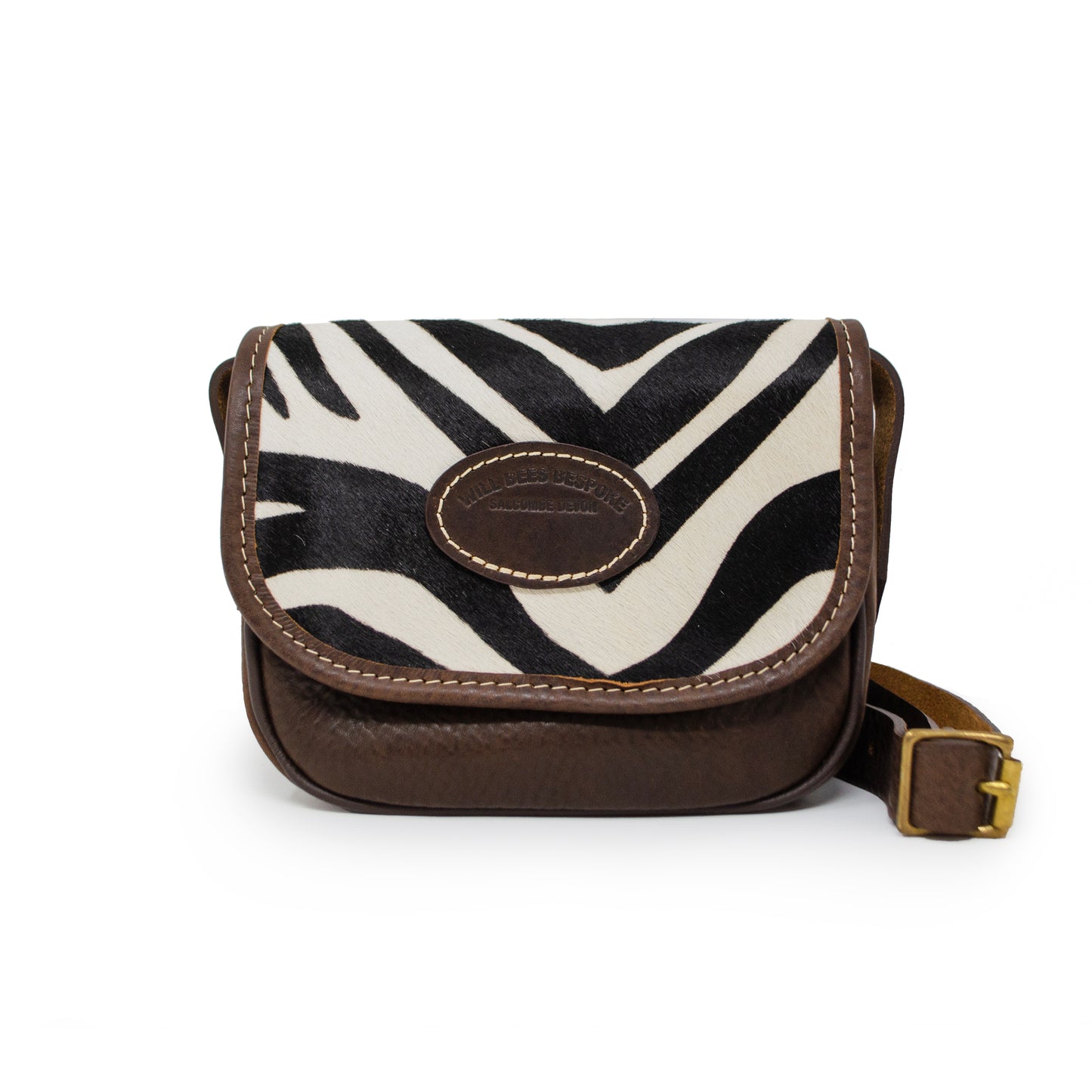 Mini Saddle Bag - Zebra - Will Bees Bespoke