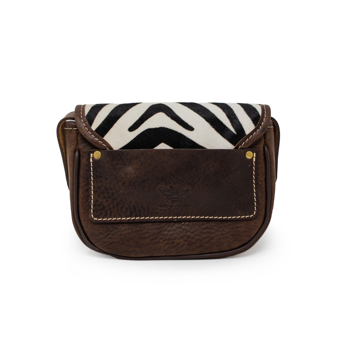 Mini Saddle Bag - Zebra - Will Bees Bespoke