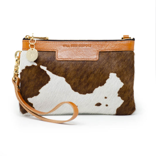 Premium Diana Mini Clutch - Cow Print - Will Bees Bespoke