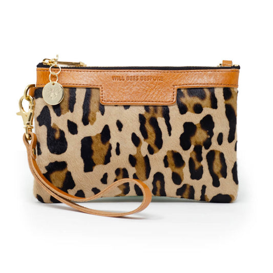 Premium Diana Mini Clutch - Leopard Print - Will Bees Bespoke