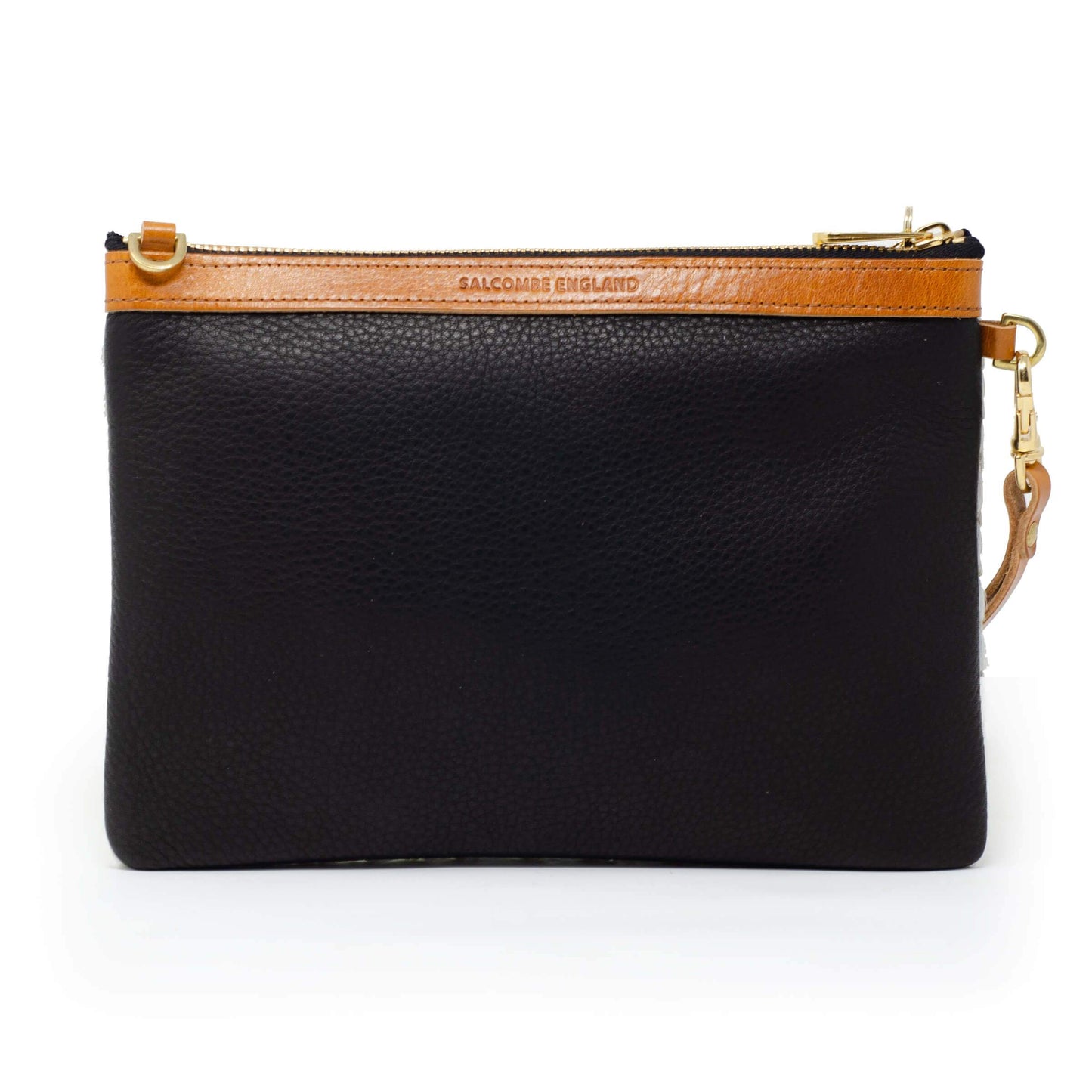 Oversized Diana Clutch - Brown Cow Print - Will Bees Bespoke