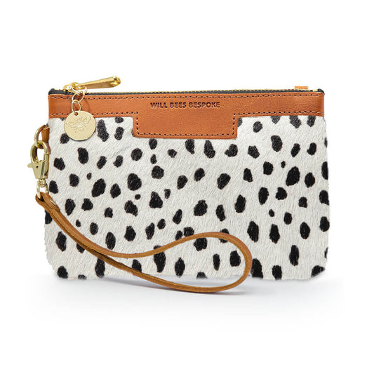 Mini Diana Clutch - Dalmatian Print - Will Bees Bespoke